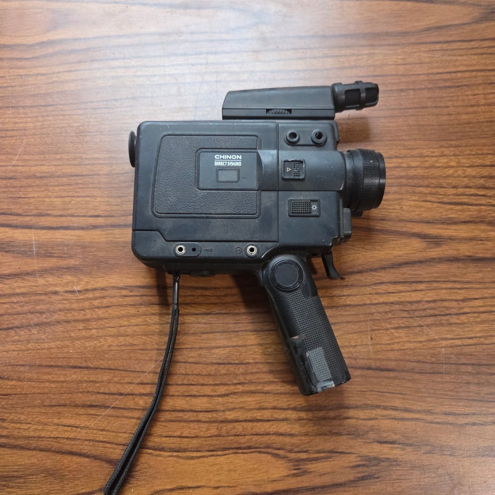 Chinon 20 XL Direct Sound Super 8 Movie Camera Vintage Film Video Untested